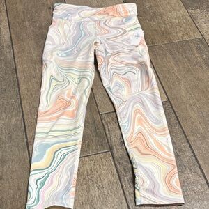 Kids Multicolor Swirl Leggings